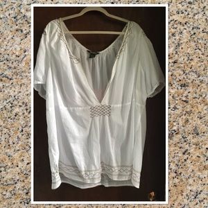 Eddie Bauer Boho Peasant Top